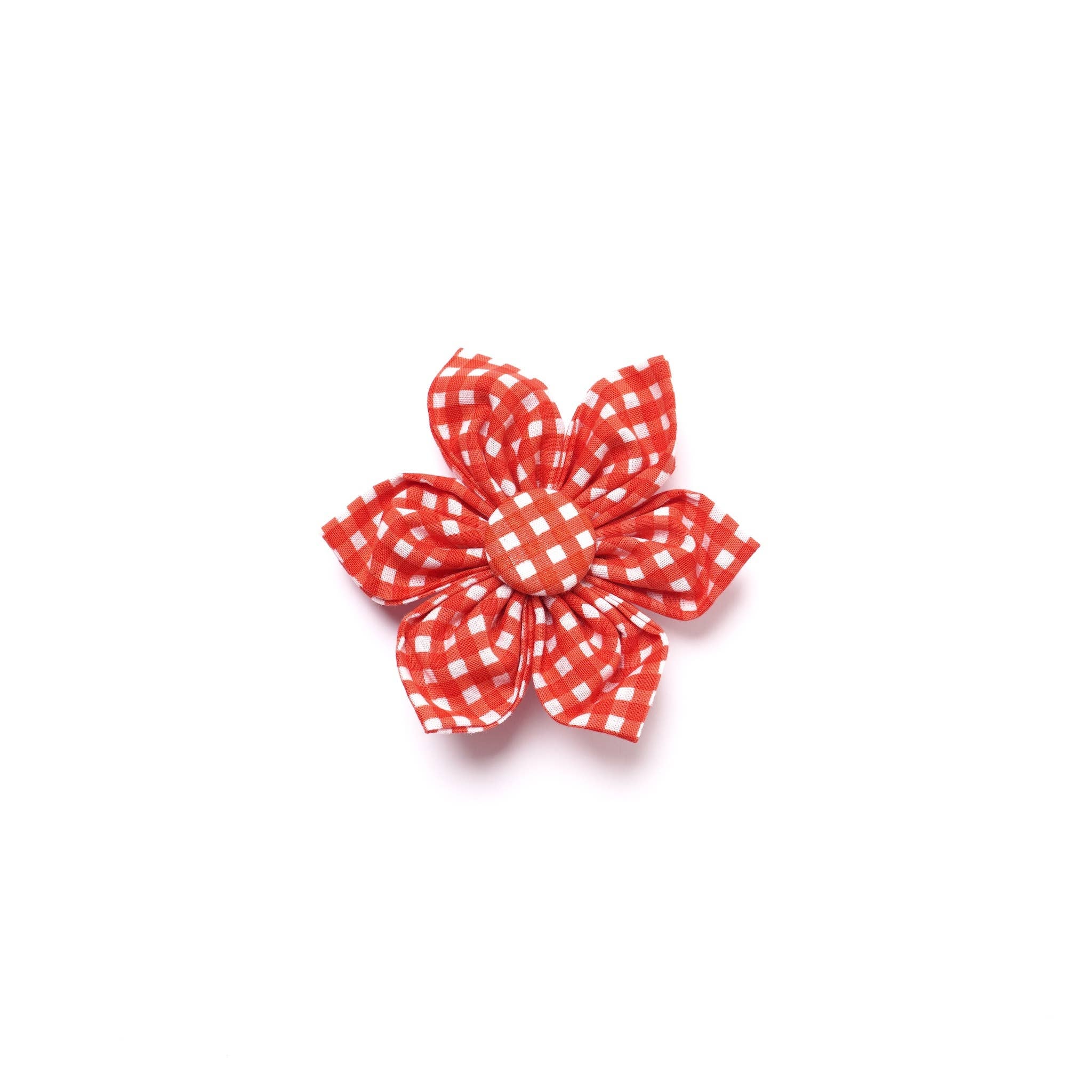 Collar Flower - Red Gingham